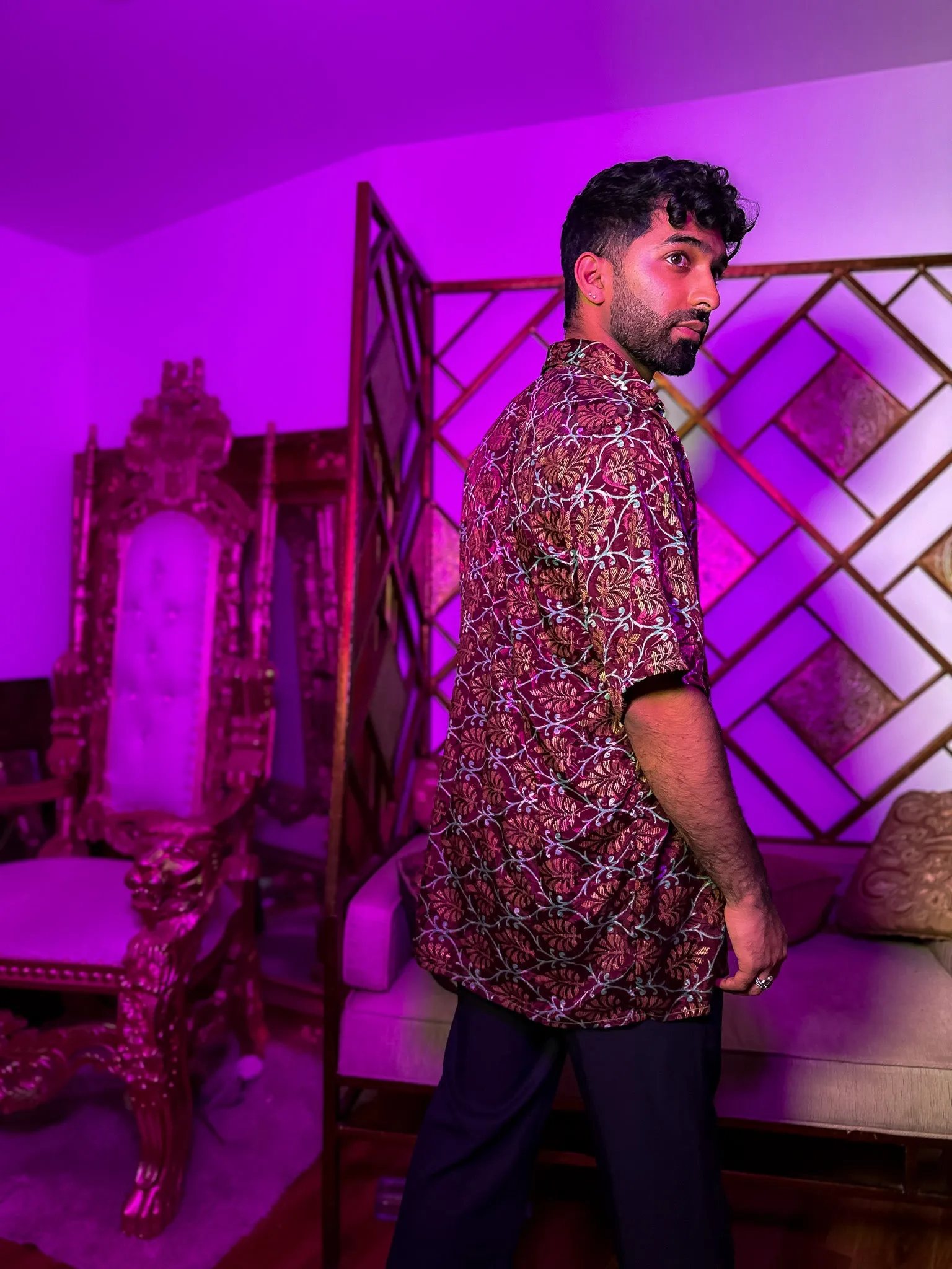Mystic Lotus Button Up Shirt