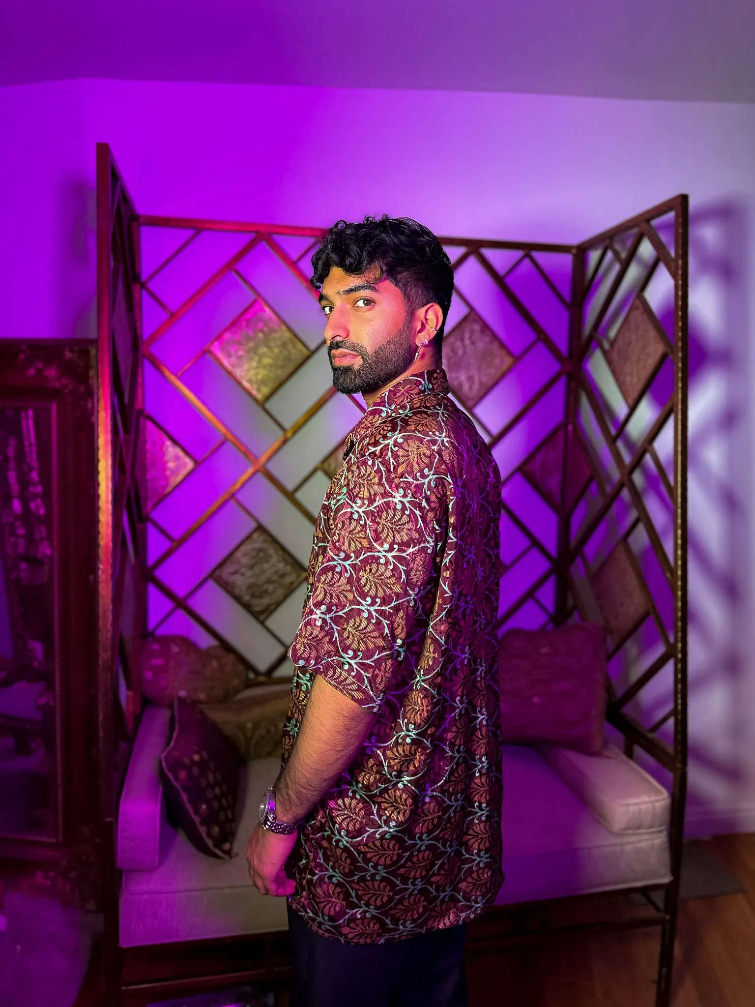 Mystic Lotus Button Up Shirt