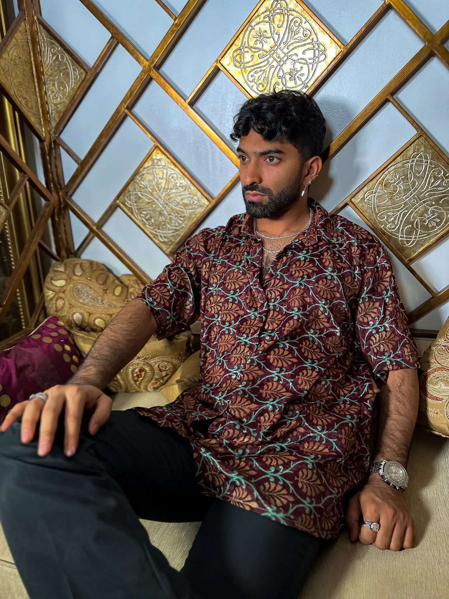 Mystic Lotus Button Up Shirt