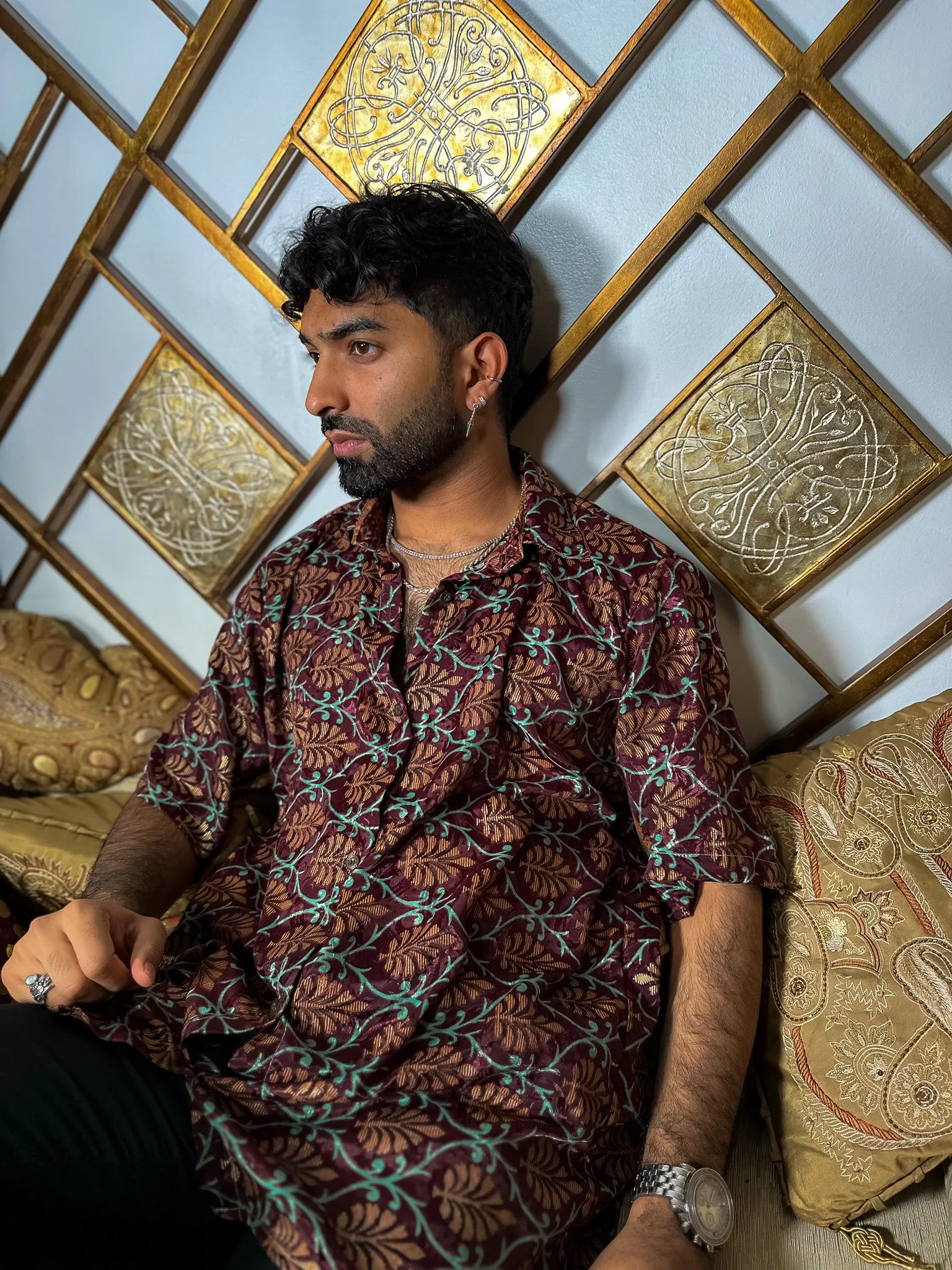 Mystic Lotus Button Up Shirt