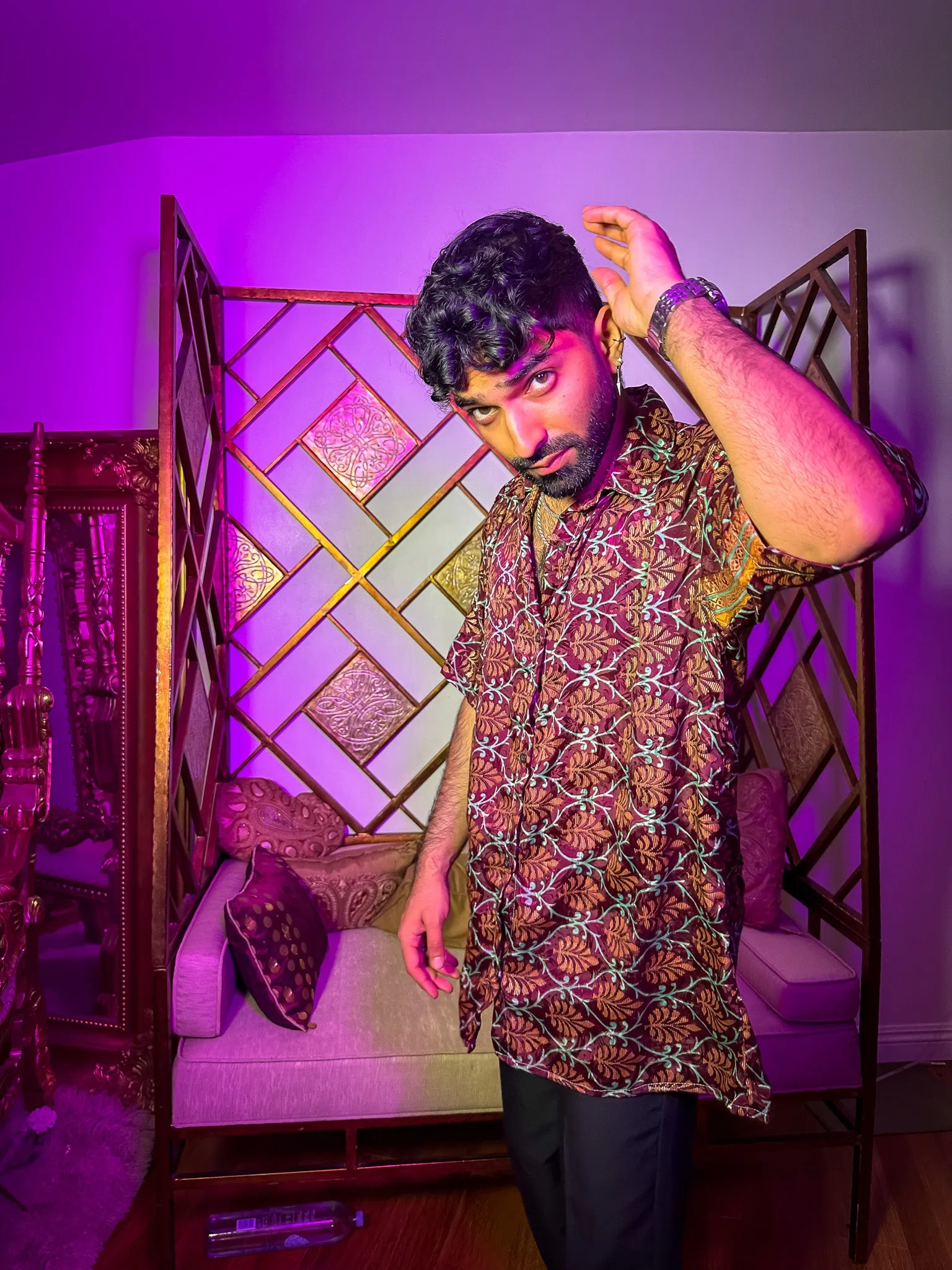 Mystic Lotus Button Up Shirt