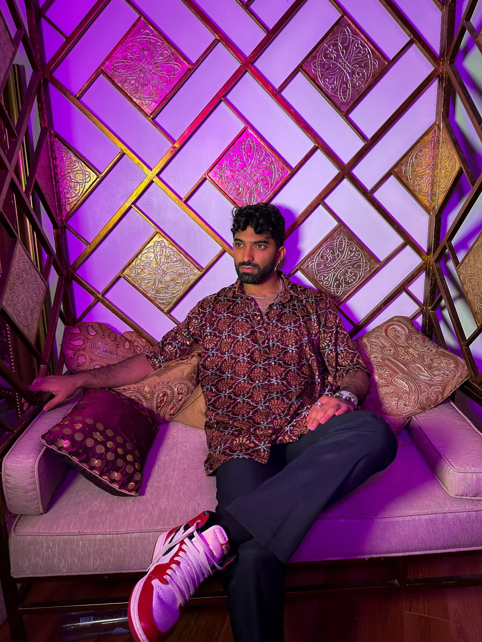 Mystic Lotus Button Up Shirt