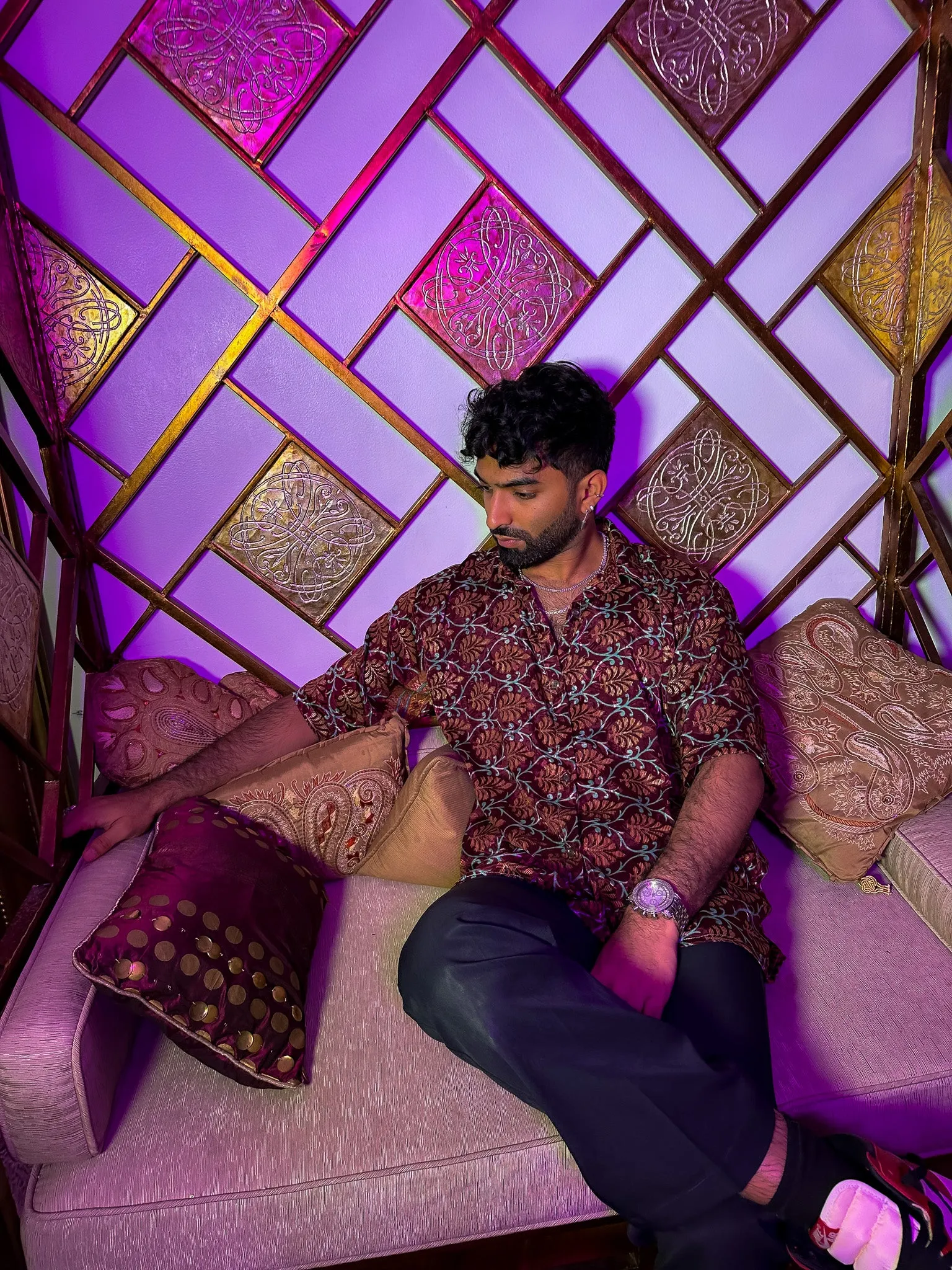 Mystic Lotus Button Up Shirt