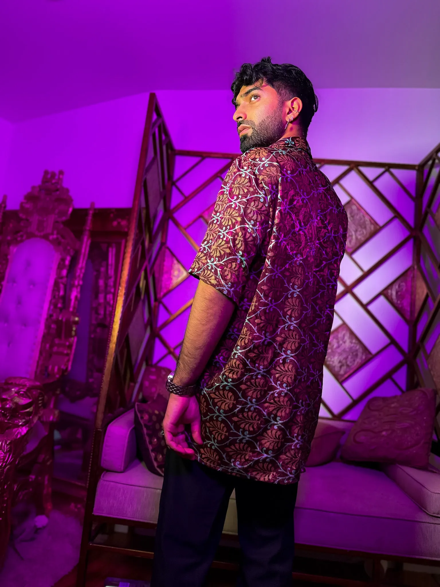 Mystic Lotus Button Up Shirt