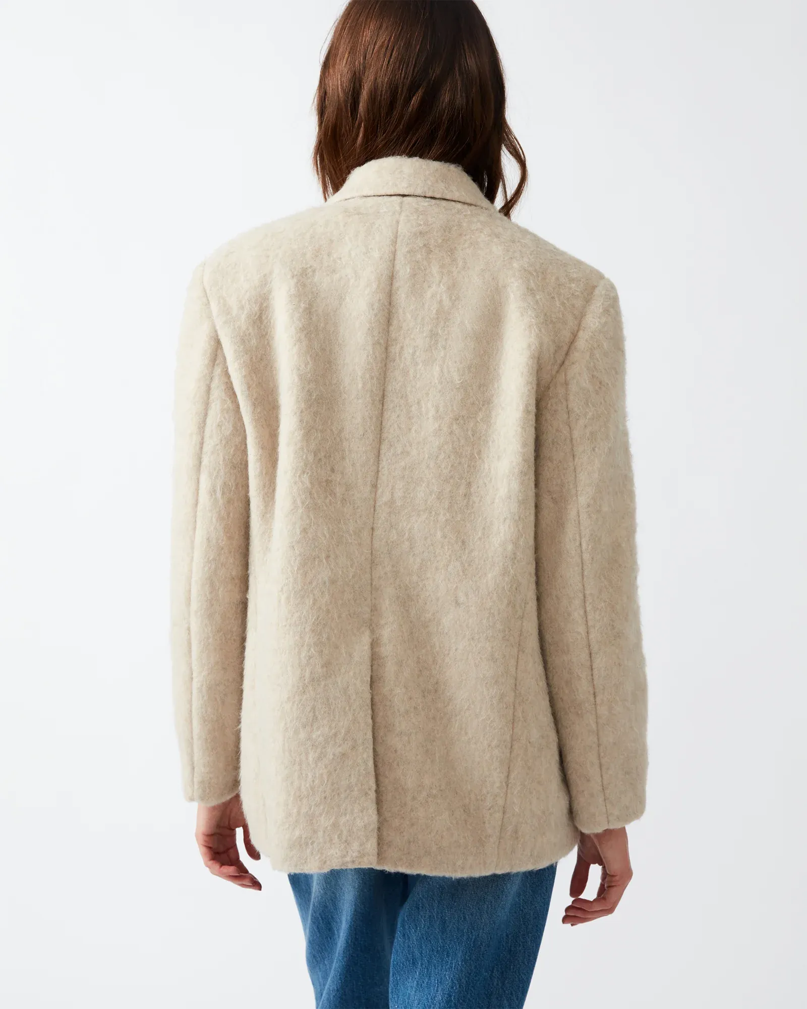 Nana Blazer Coat in Natural