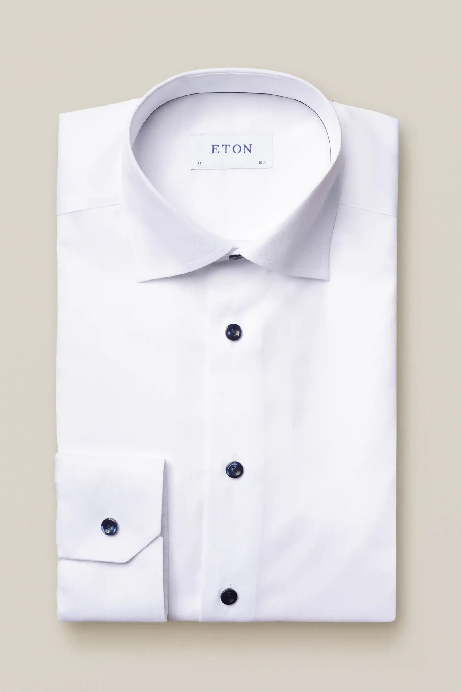 Navy Detail Button Up