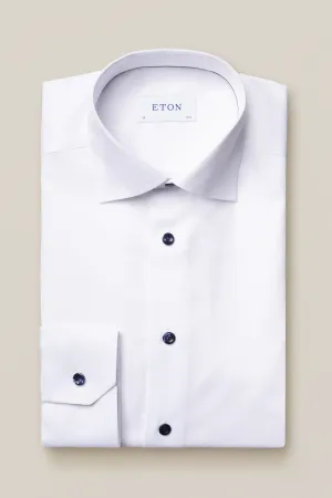 Navy Detail Button Up
