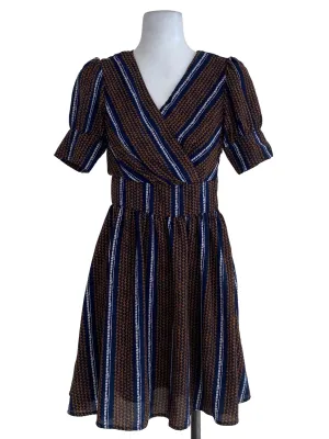 Navy Line A-Line Dress