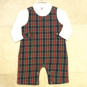 Navy Plaid Longall