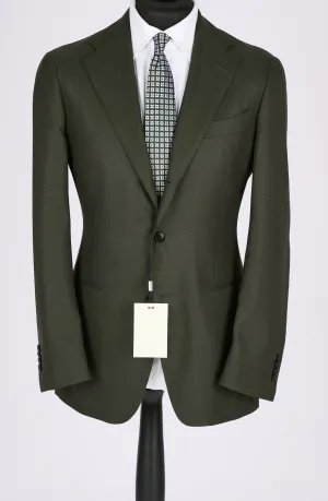 New Suitsupply Havana Green Jetted Pure Wool Half Lined Blazer - Size 36R