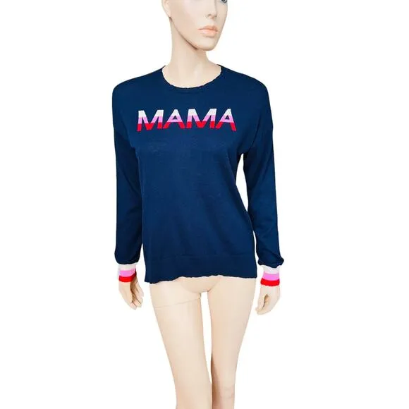 NEW Sundry Mama Merino Wool / Cashmere Long Sleeves Pullover Top Sweater Size S