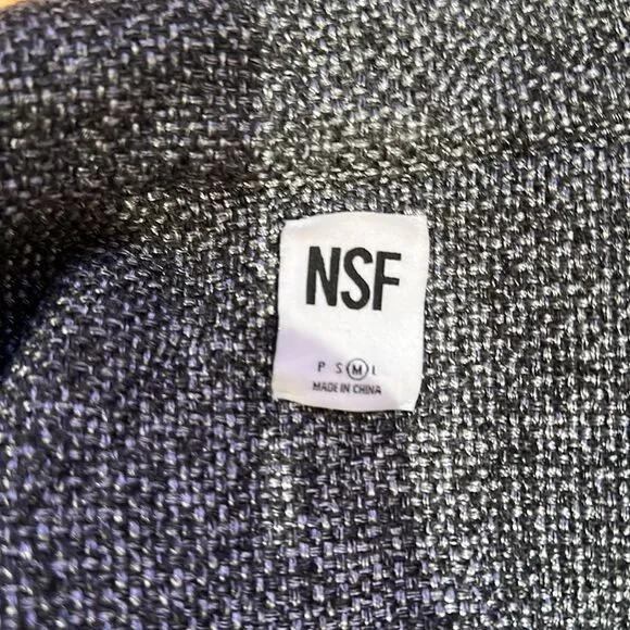 NSF cropped tweed Blazer