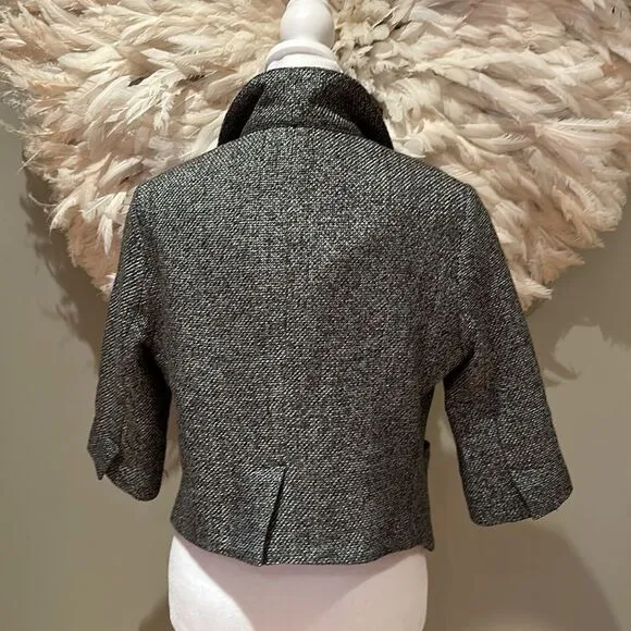 NSF cropped tweed Blazer