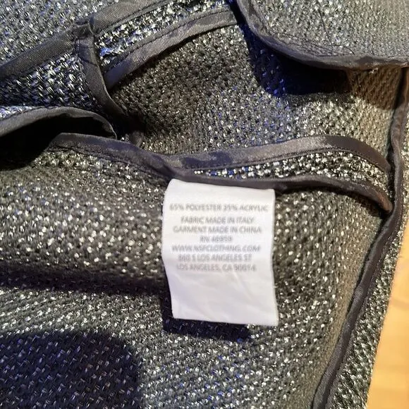NSF cropped tweed Blazer