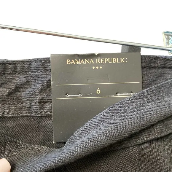 NWT BANANA REPUBLIC FACTORY Utility Denim Cargo Pant, size 6