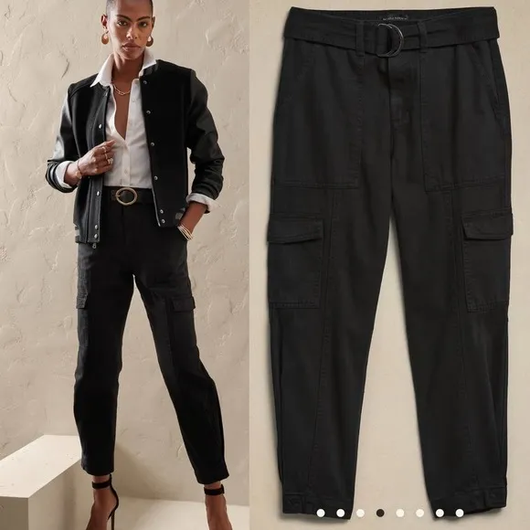 NWT BANANA REPUBLIC FACTORY Utility Denim Cargo Pant, size 6