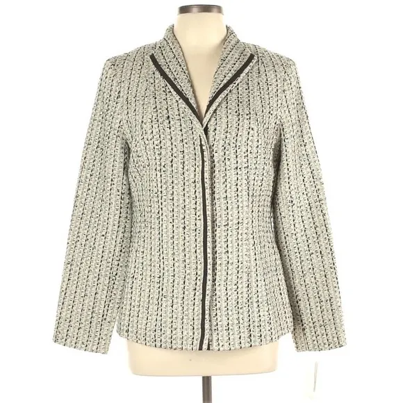 NWT Doncaster Tweed Silk Blend Blazer sz 10