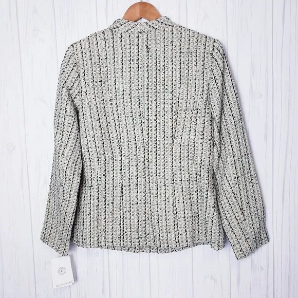 NWT Doncaster Tweed Silk Blend Blazer sz 10