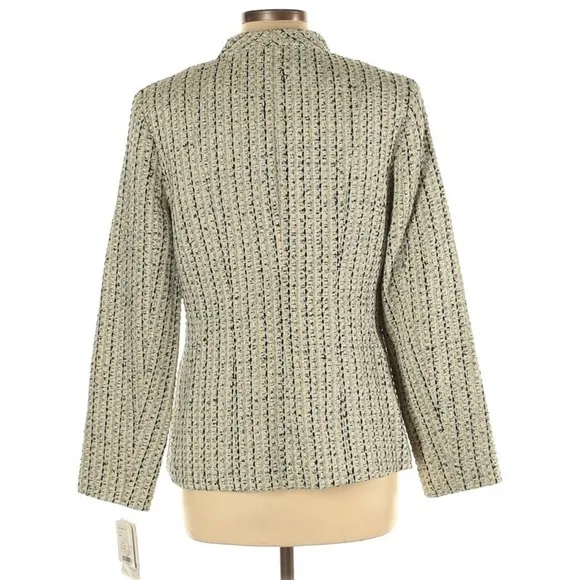 NWT Doncaster Tweed Silk Blend Blazer sz 10