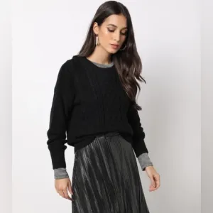 NWT Gap Fisherman Cable Knit Crewneck Sweater