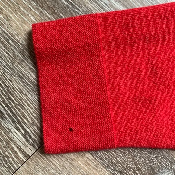 NWT J. Jill True Red 100% Cashmere Sweater XL P