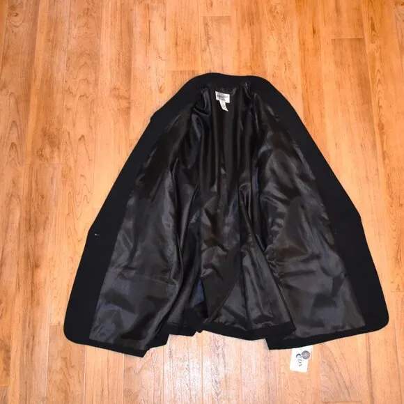 NWT Pendleton Black Wool Blazer Sz 22W