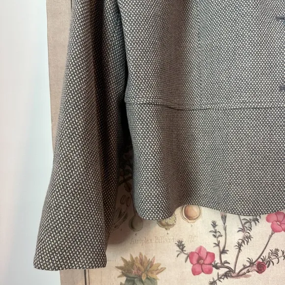 NWT Women’s Pendleton Plus Virgin Wool Tweed Button Jacket Blazer Brown 24W