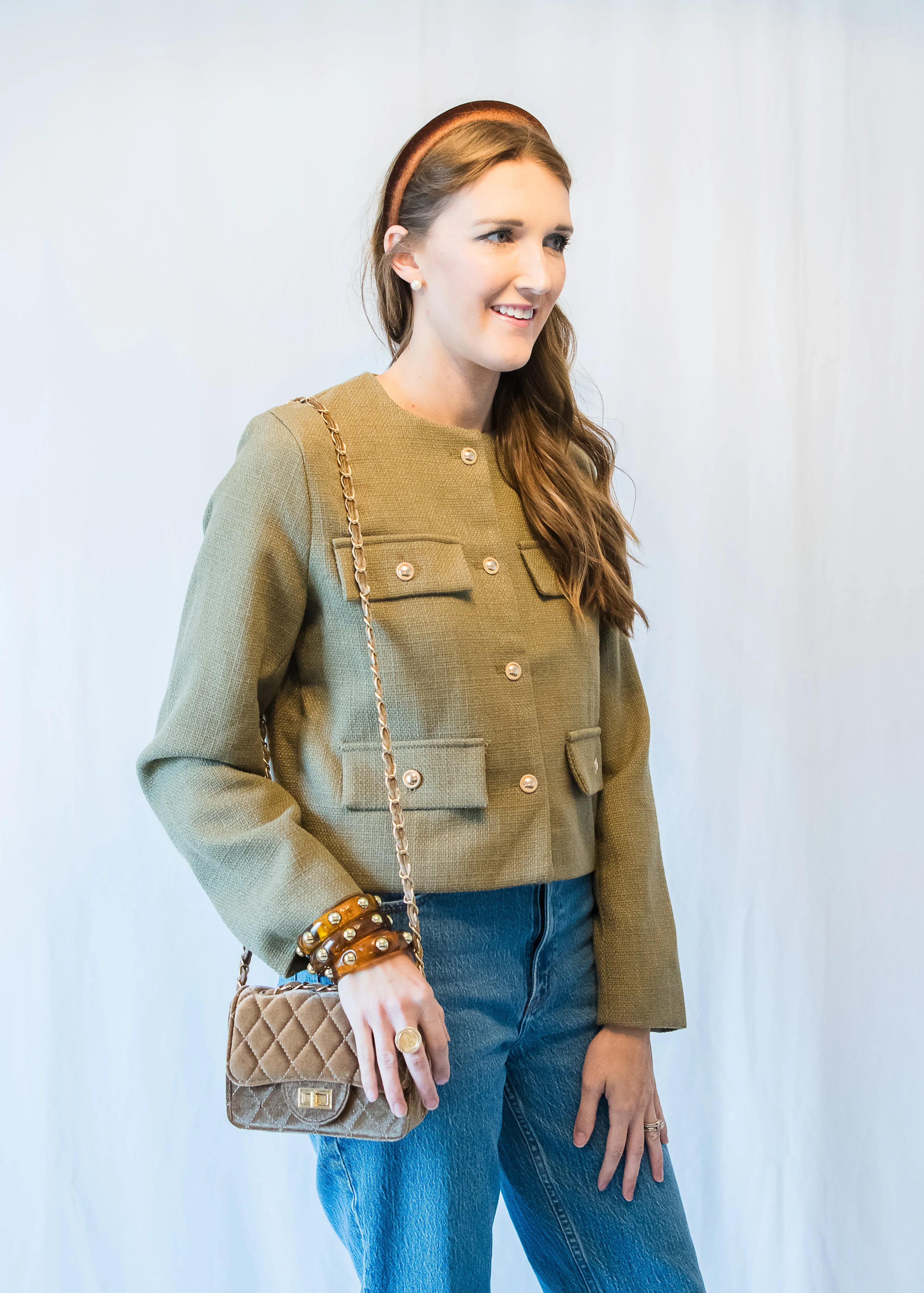 Olive Tweed Jacket