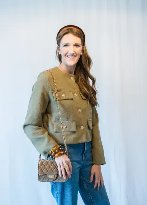 Olive Tweed Jacket