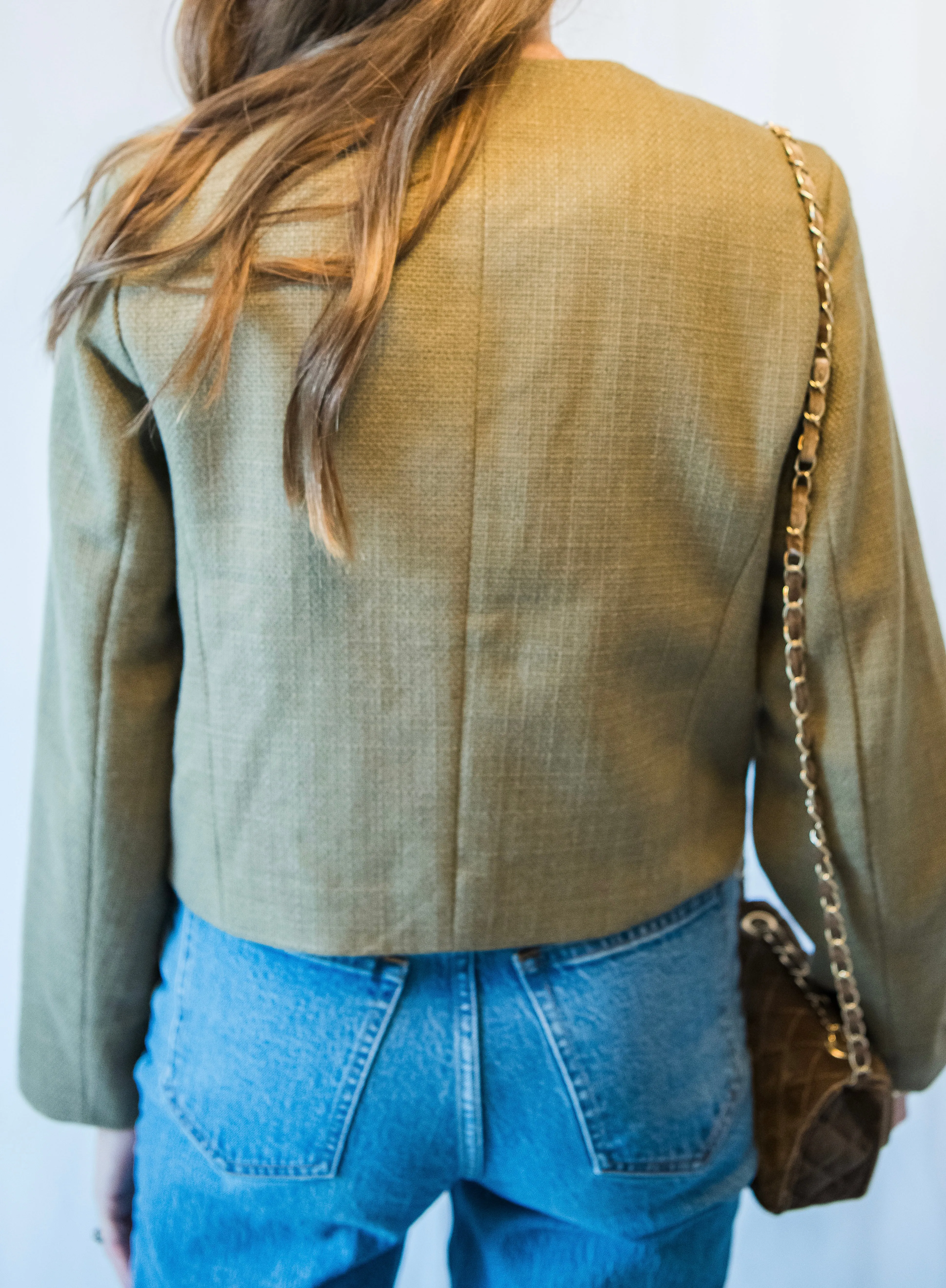 Olive Tweed Jacket
