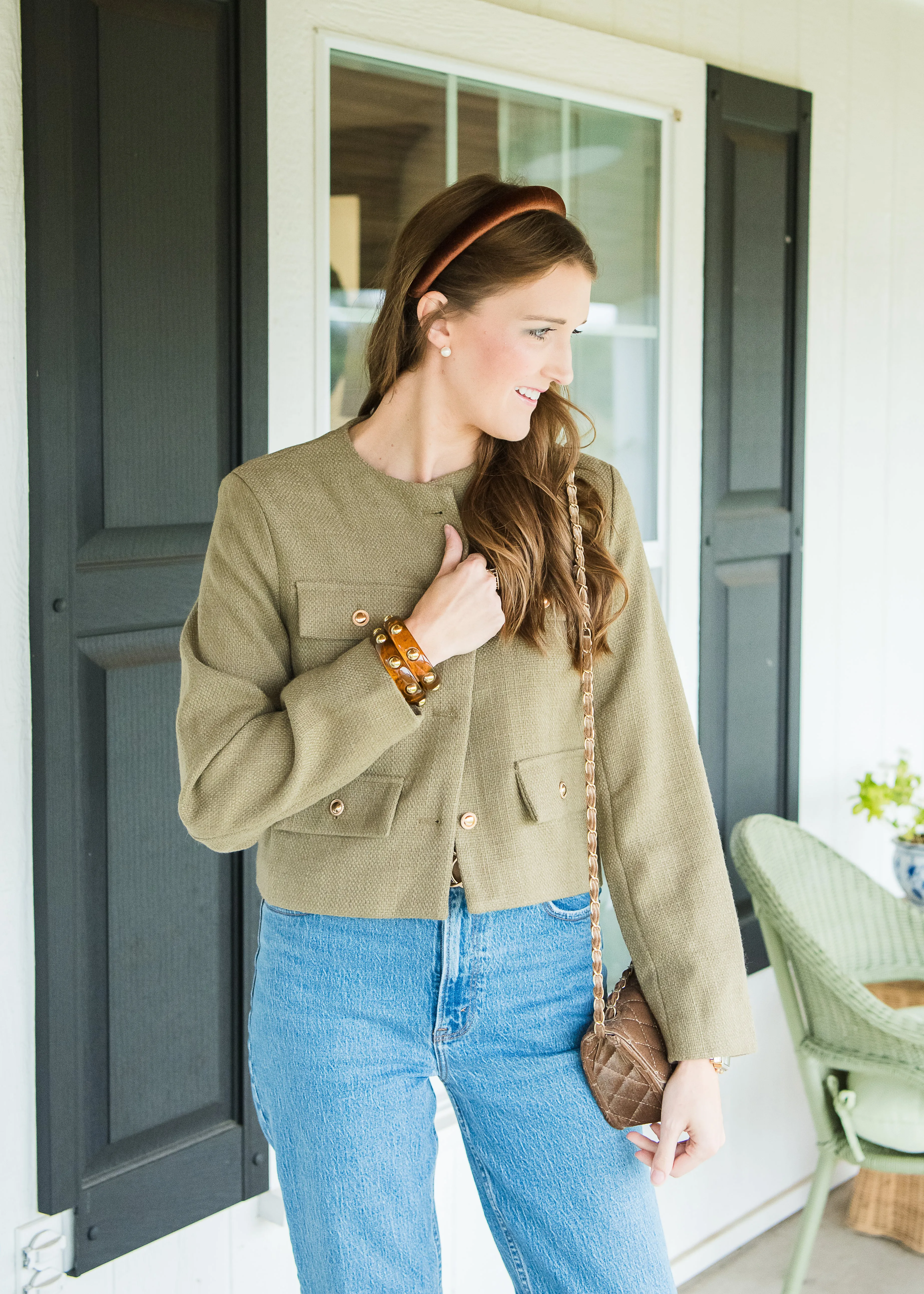 Olive Tweed Jacket