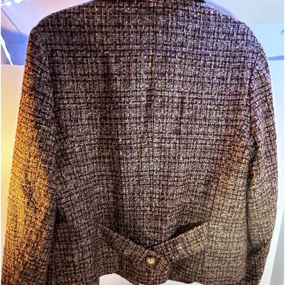 ORVIS Tweed Women’s Blazer Brown Multi Color Size 14