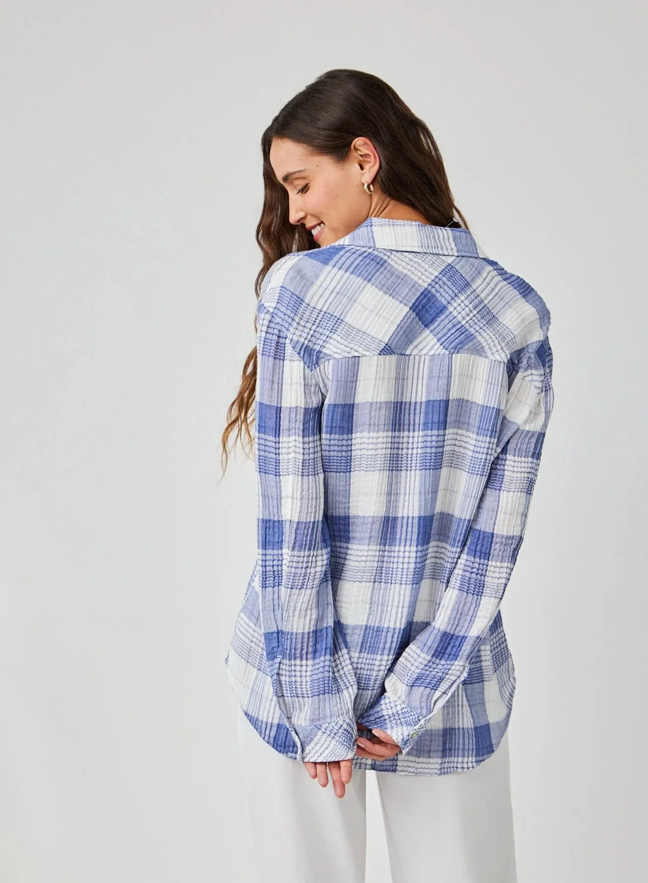 Oversized Plaid Shirt