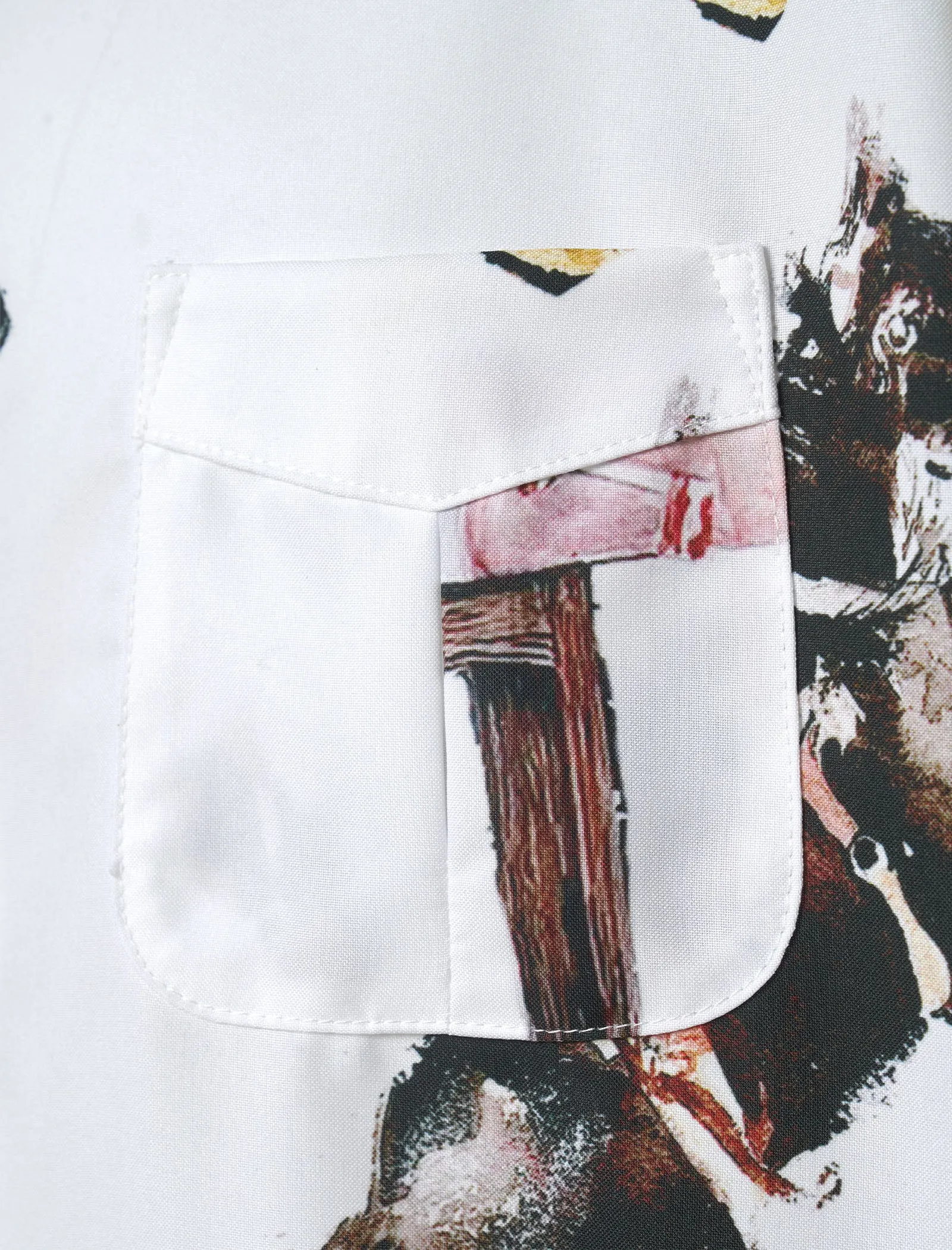 PAINTING BUTTON-UP SHIRT