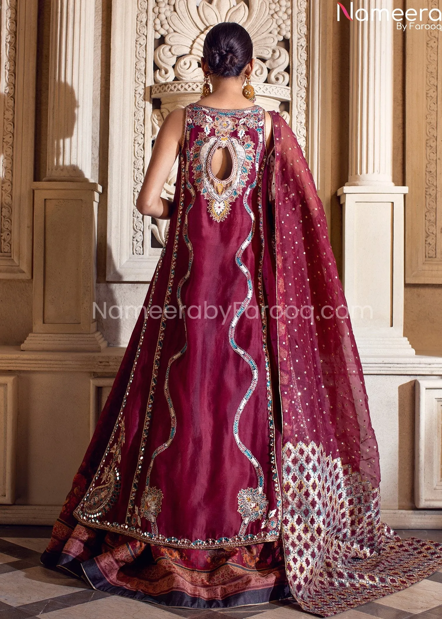 Pakistani Embellished Bridal Dress Online 2021 #BB281