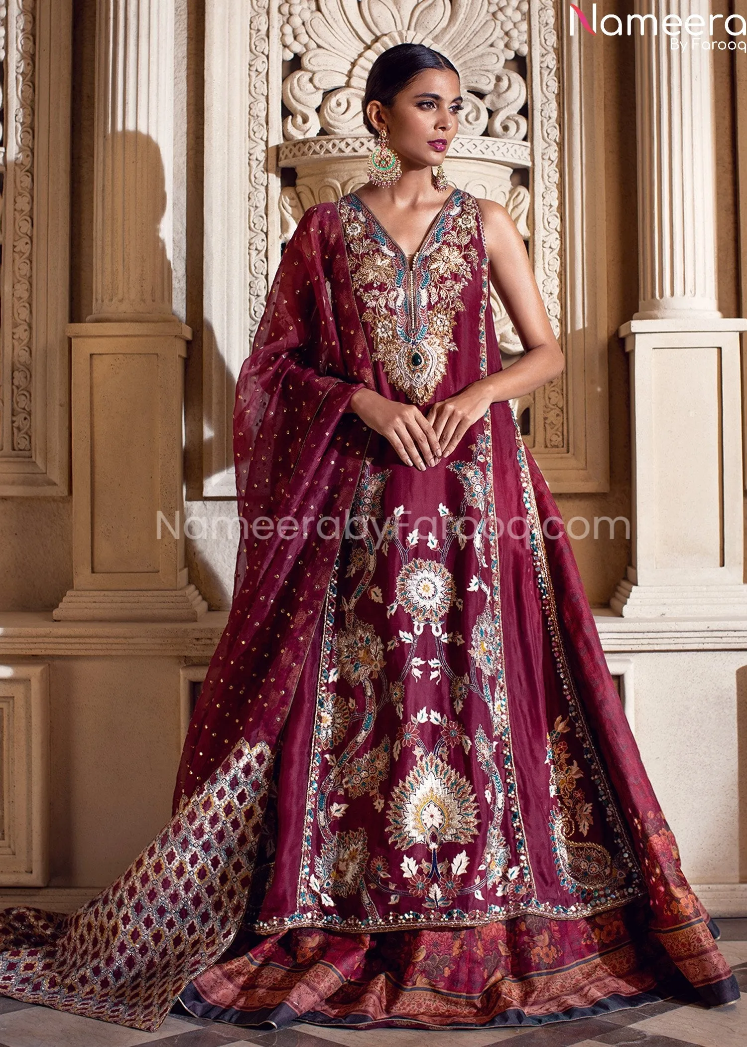Pakistani Embellished Bridal Dress Online 2021 #BB281
