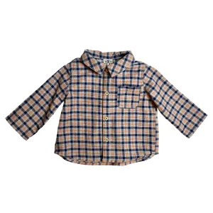 Pan Grey Plaid Shirt