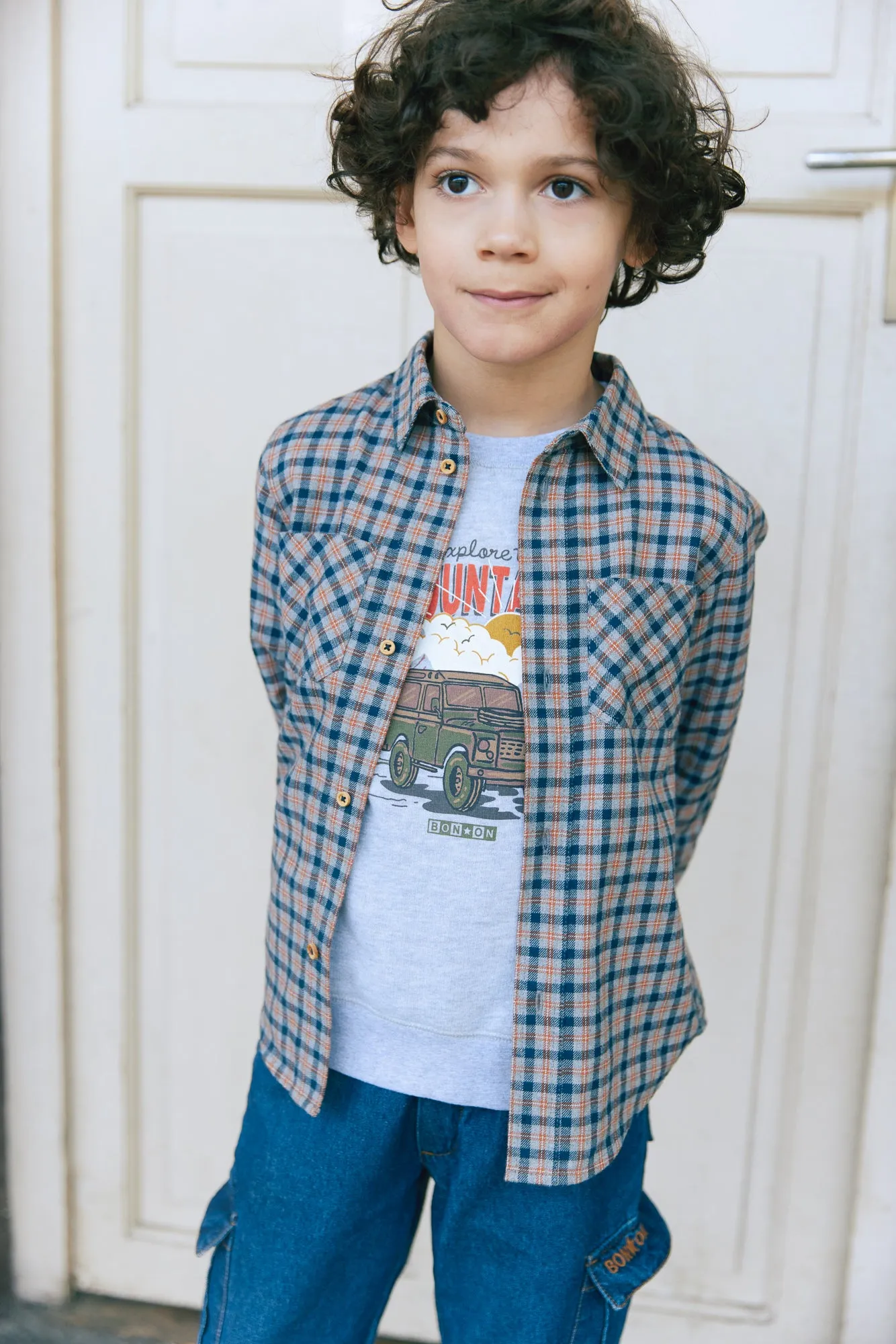 Paname Grey Plaid Shirt