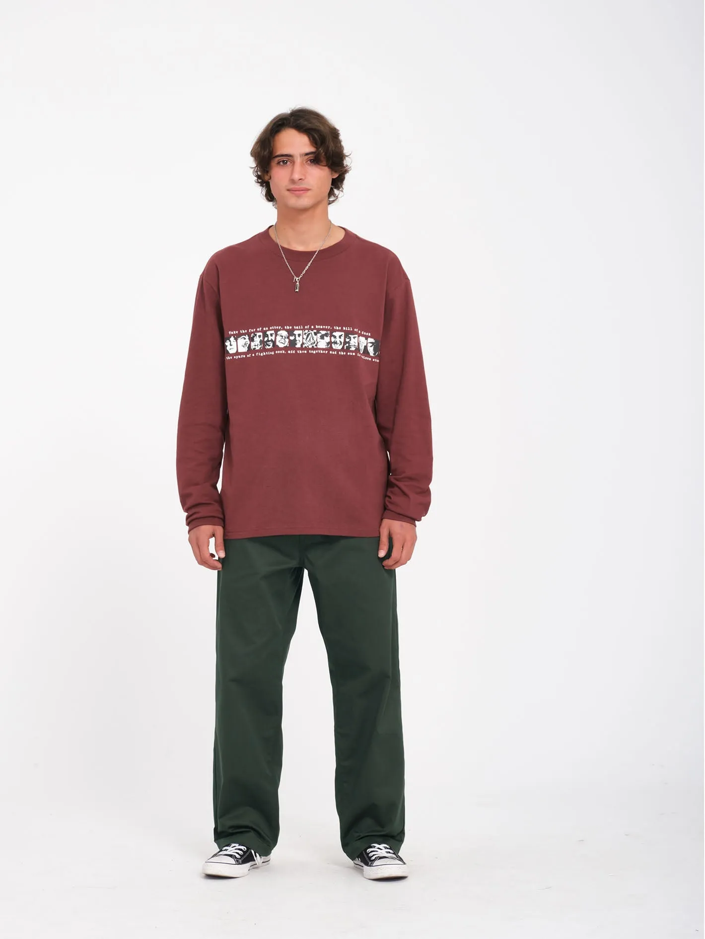 Pantalon chino Frickin Skate - DARK FOREST