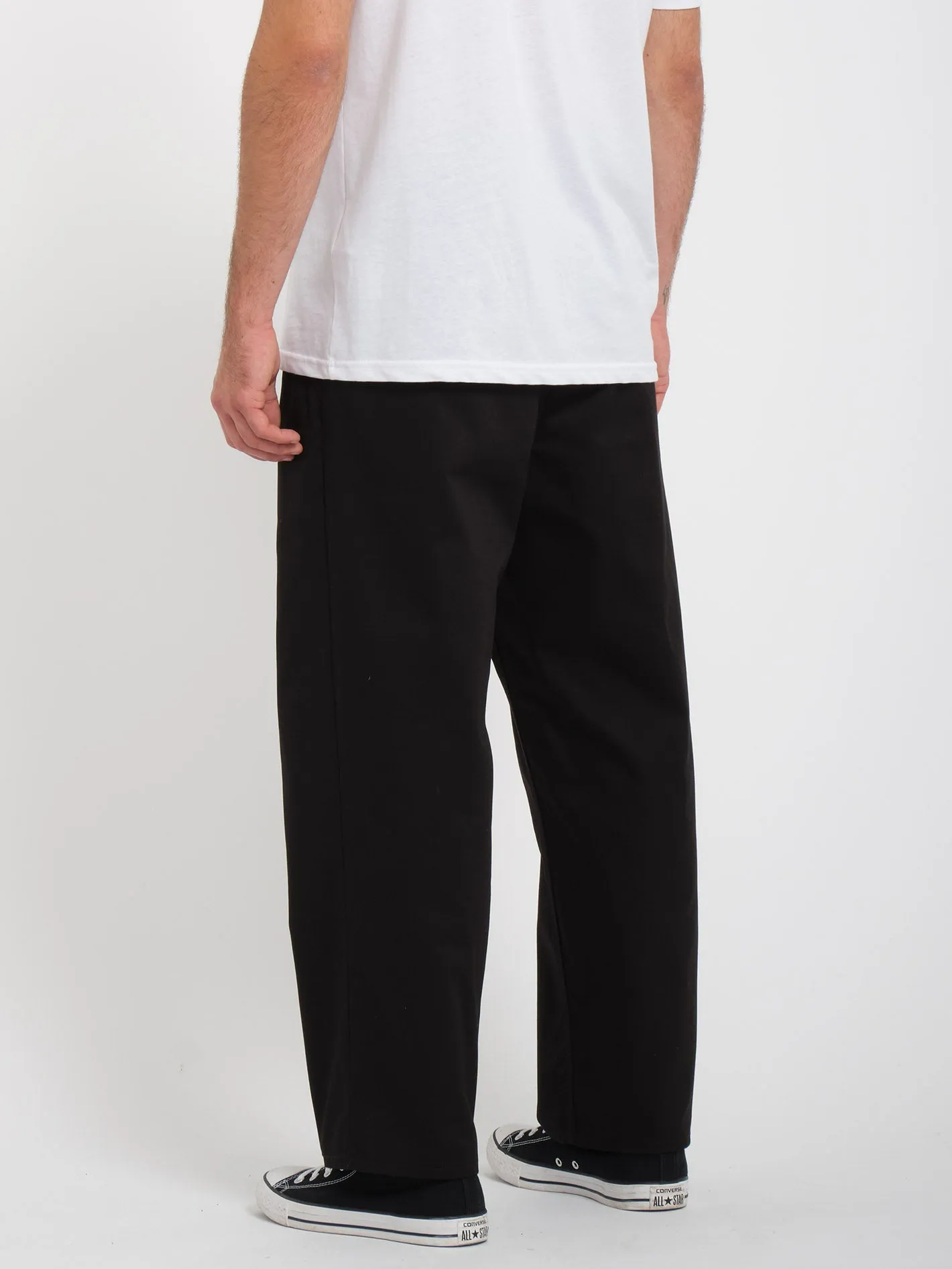 Pantalon Chino Pleat Briqlayer - BLACK