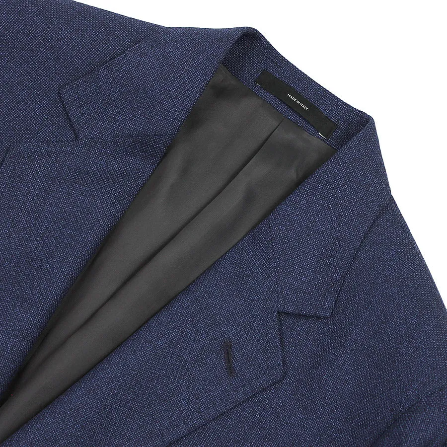 Paul Smith - Soho Fit Textured Wool Blazer in Blue