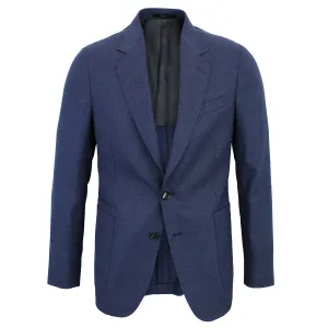 Paul Smith - Soho Fit Textured Wool Blazer in Blue