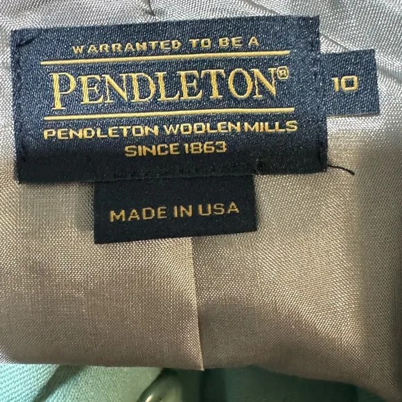 Pendleton 100% Virgin Wool Blazer sz 10