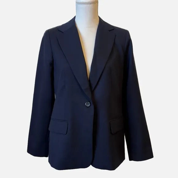 Pendleton Navy 100% Wool Blazer JacketWomen’s 10 Petite