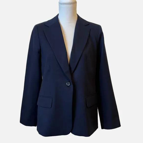 Pendleton Navy 100% Wool Blazer JacketWomen’s 10 Petite