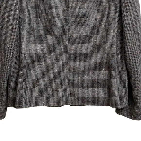 Pendleton Two Button Virgin Wool Blazer Women's Size 10-12 Grey Office