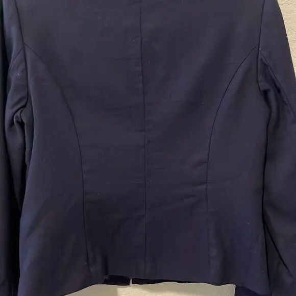 PENDLETON Vintage Women's Full Zip Navy Virgin Wool Blazer, Size 6