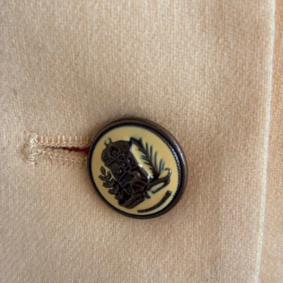 Pendleton Yellow Wool Two Button Blazer Jacket Size 8 (see measurements)