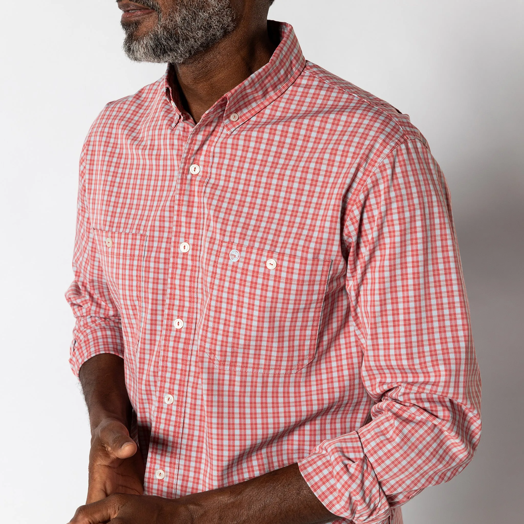 Performance Poplin Guide Shirt - Sherman Plaid
