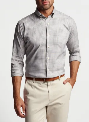 Peter Millar - Thacker Crown Lite Cotton-Blend Sport Shirt - British Grey